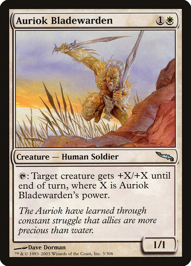 Auriok Bladewarden [Mirrodin] | Card Merchant Takapuna