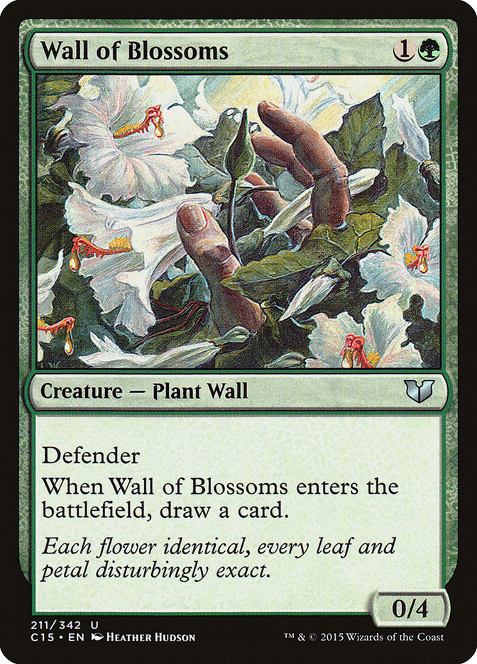 Wall of Blossoms [Commander 2015] | Card Merchant Takapuna