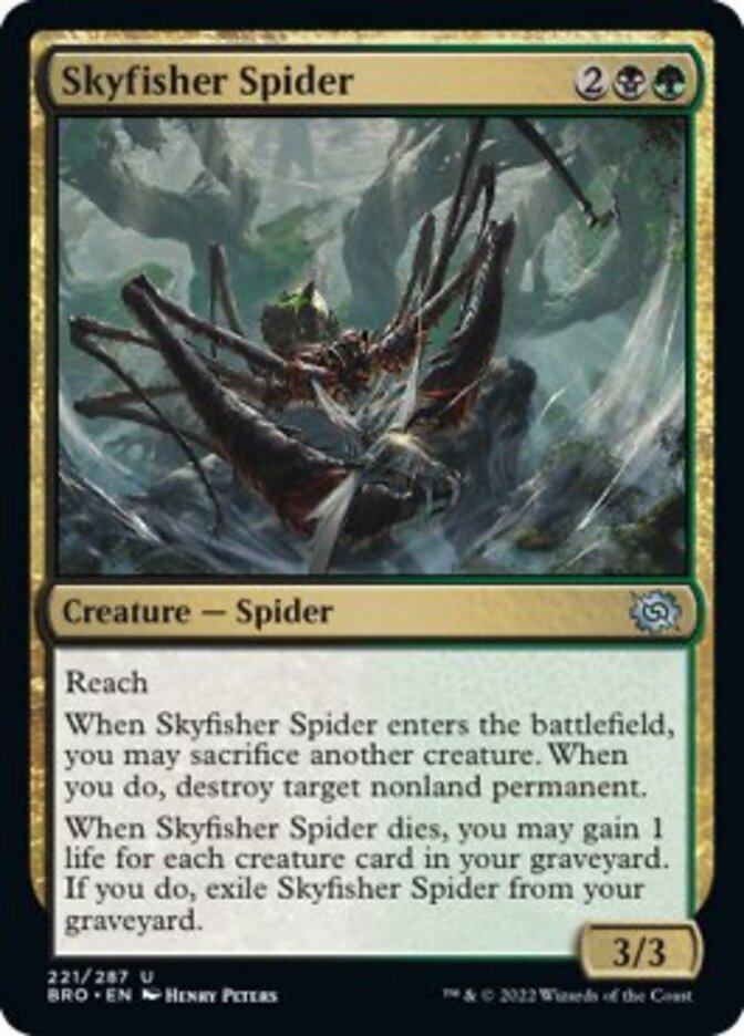 Skyfisher Spider [The Brothers' War] | Card Merchant Takapuna