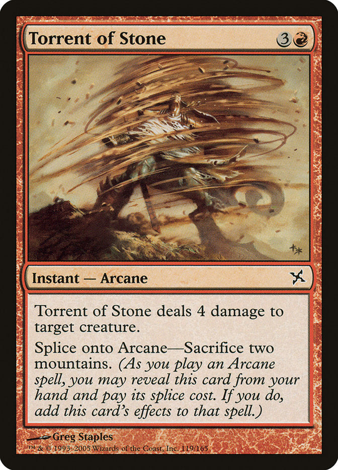 Torrent of Stone [Betrayers of Kamigawa] | Card Merchant Takapuna