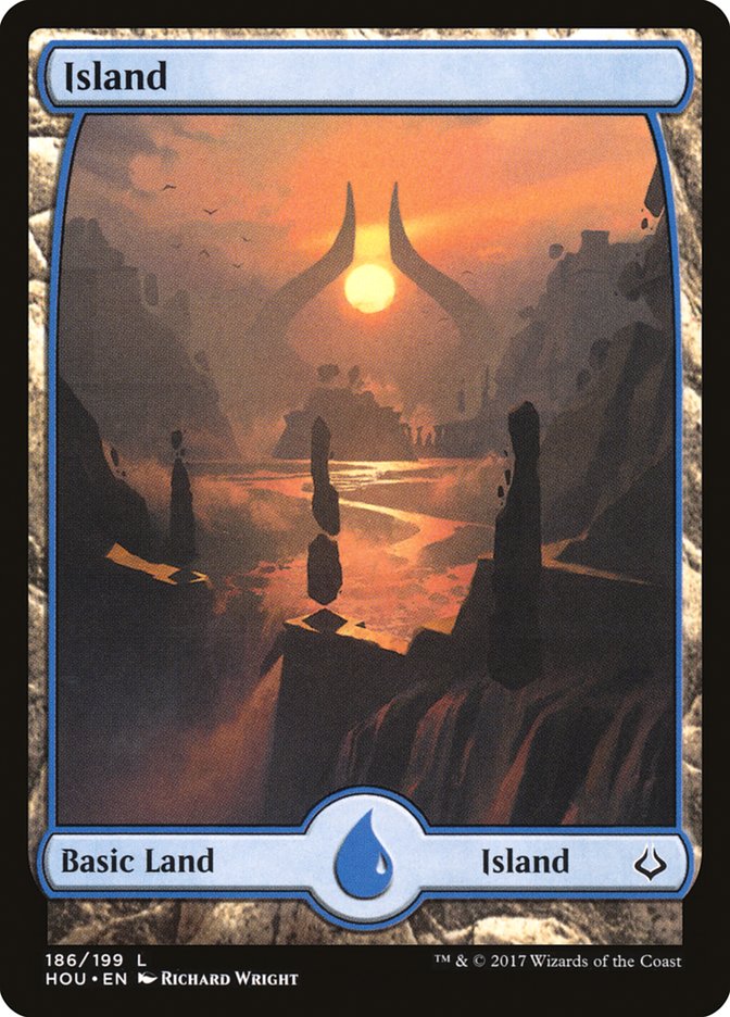 Island (186) [Hour of Devastation] | Card Merchant Takapuna