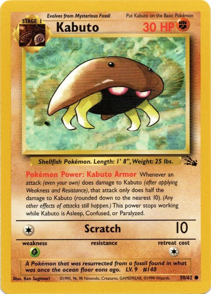 Kabuto (50/62) [Fossil Unlimited] | Card Merchant Takapuna