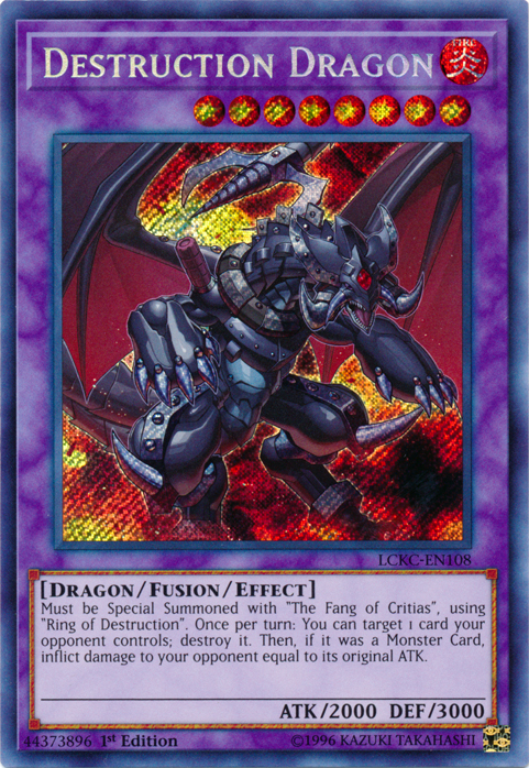 Destruction Dragon [LCKC-EN108] Secret Rare | Card Merchant Takapuna