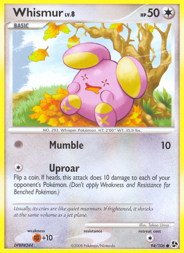 Whismur (94/106) [Diamond & Pearl: Great Encounters] | Card Merchant Takapuna