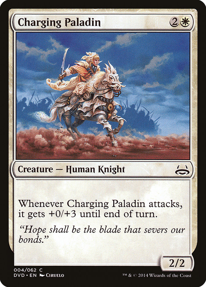 Charging Paladin (Divine vs. Demonic) [Duel Decks Anthology] | Card Merchant Takapuna