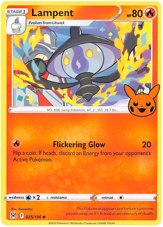 Lampent (025/196) [Trick or Trade 2023] | Card Merchant Takapuna