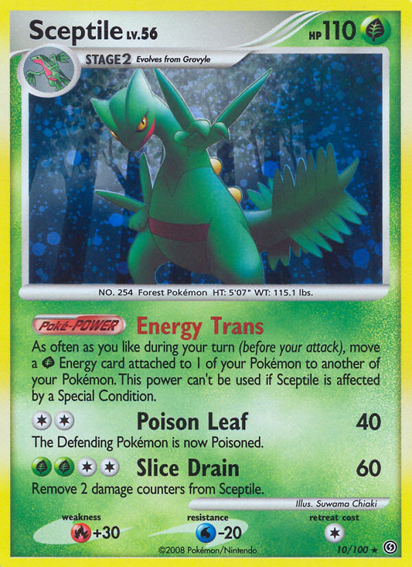 Sceptile (10/100) [Diamond & Pearl: Stormfront] | Card Merchant Takapuna