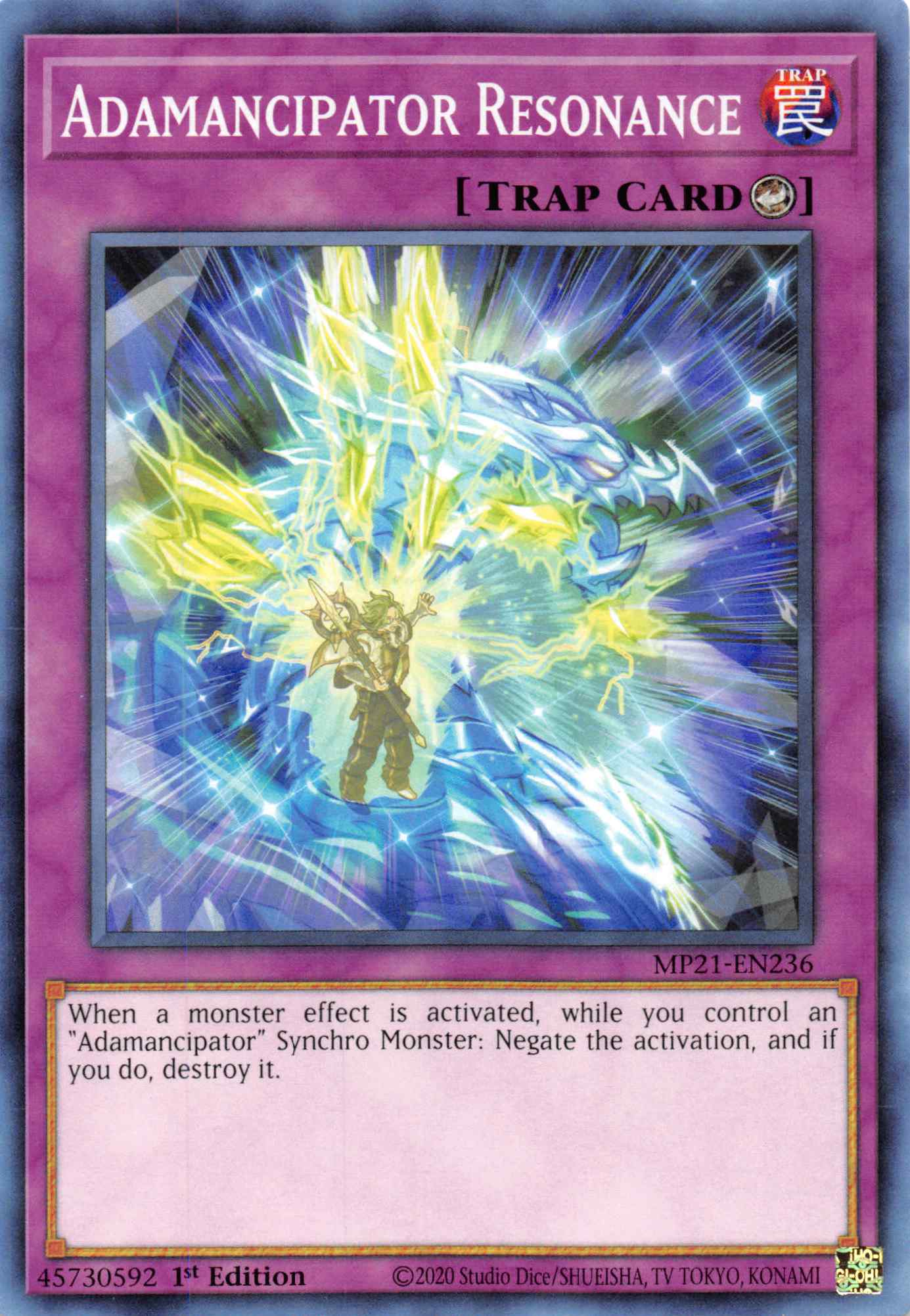 Adamancipator Resonance [MP21-EN236] Common | Card Merchant Takapuna