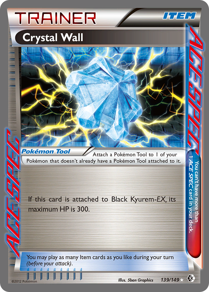 Crystal Wall (139/149) [Black & White: Boundaries Crossed] | Card Merchant Takapuna