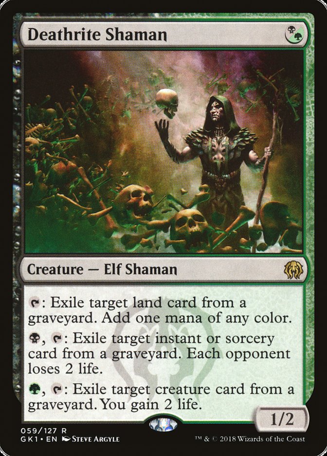 Deathrite Shaman [Guilds of Ravnica Guild Kit] | Card Merchant Takapuna