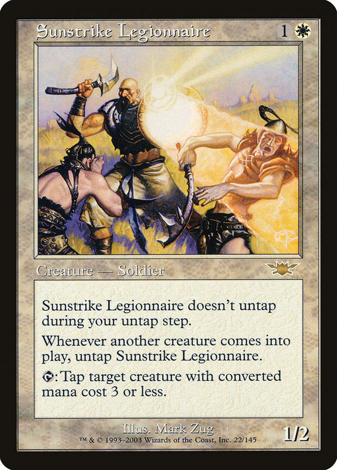 Sunstrike Legionnaire [Legions] | Card Merchant Takapuna