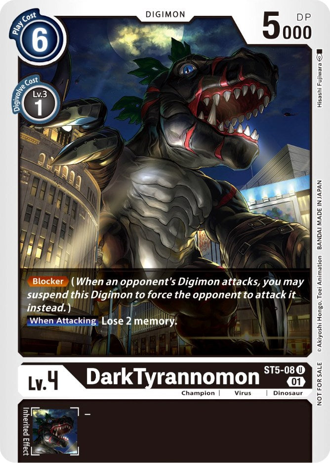 DarkTyrannomon [ST5-08] (Winner Pack X Record) [Starter Deck: Machine Black Promos] | Card Merchant Takapuna