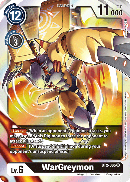 WarGreymon [BT2-065] [Release Special Booster Ver.1.0] | Card Merchant Takapuna