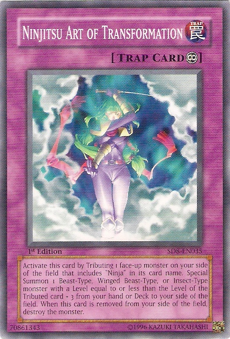 Ninjitsu Art of Transformation [SD8-EN035] Common | Card Merchant Takapuna