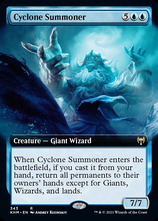 Cyclone Summoner (Extended Art) [Kaldheim] | Card Merchant Takapuna