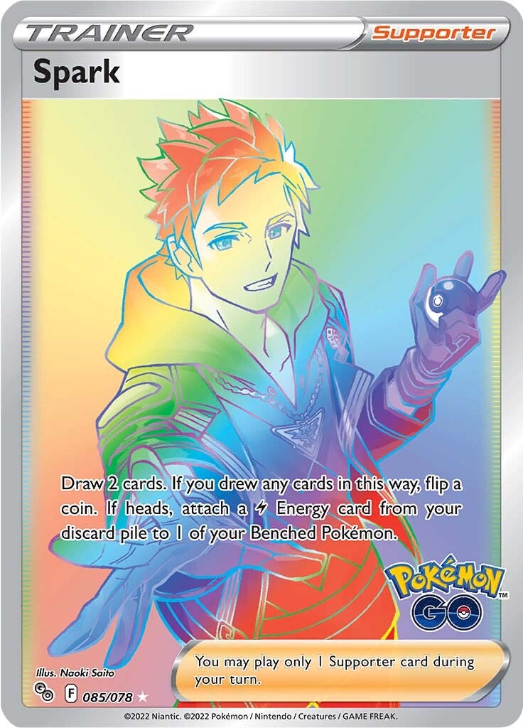 Spark (085/078) [Pokémon GO] | Card Merchant Takapuna