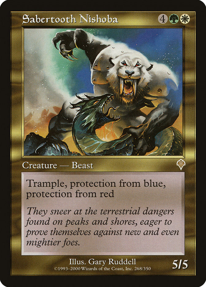 Sabertooth Nishoba [Invasion] | Card Merchant Takapuna