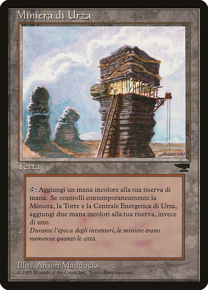 Urza's Mine (Clawed Sphere) (Italian) - "Miniera di Urza" [Rinascimento] | Card Merchant Takapuna