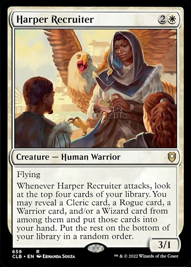 Harper Recruiter [Commander Legends: Battle for Baldur's Gate] | Card Merchant Takapuna