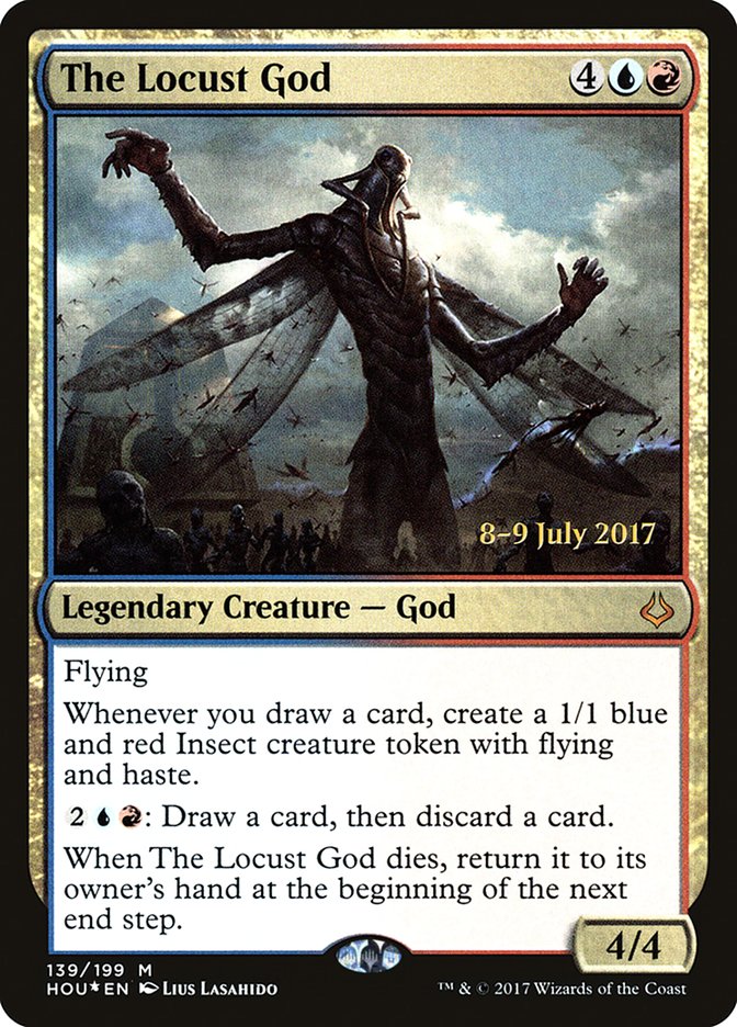 The Locust God [Hour of Devastation Prerelease Promos] | Card Merchant Takapuna