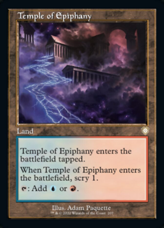 Temple of Epiphany (Retro) [The Brothers' War Commander] | Card Merchant Takapuna