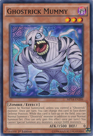 Ghostrick Mummy [MP14-EN206] Common | Card Merchant Takapuna