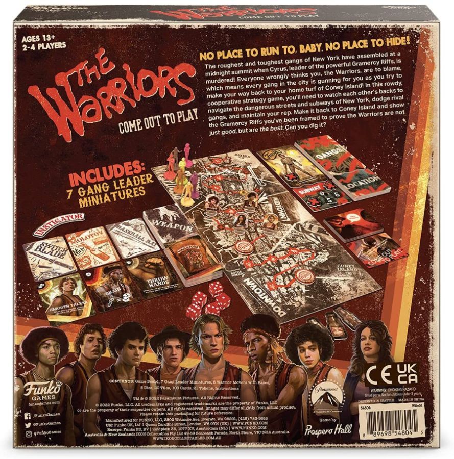 The Warriors – Come Out to Play Board Game | Card Merchant Takapuna