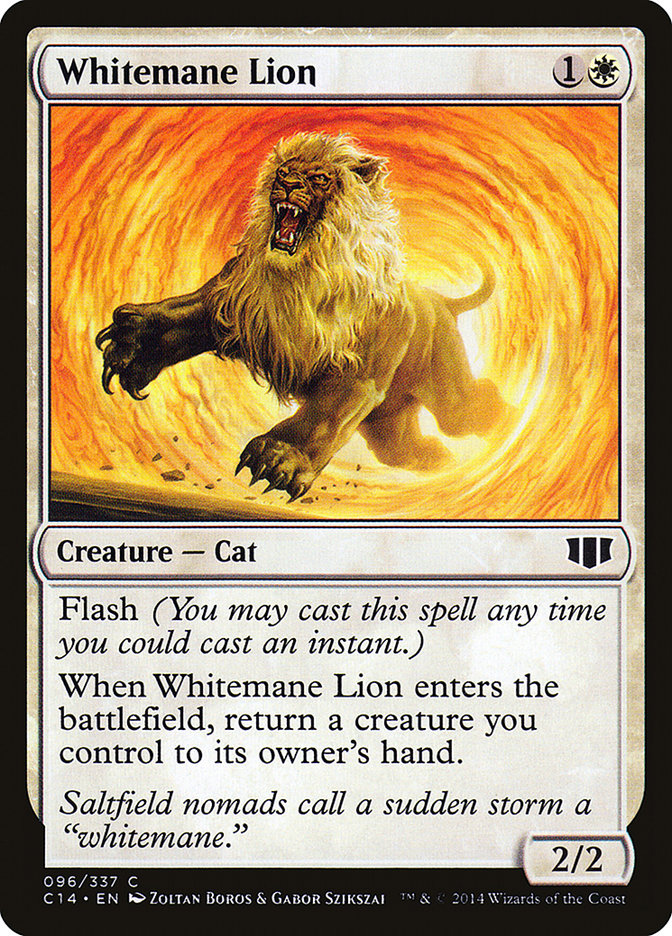 Whitemane Lion [Commander 2014] | Card Merchant Takapuna