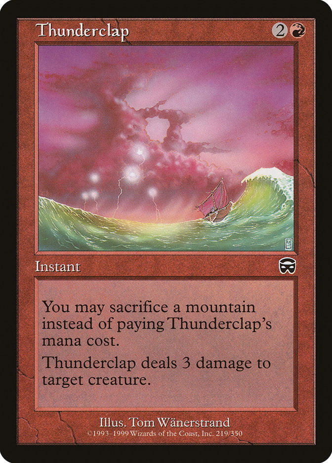 Thunderclap [Mercadian Masques] | Card Merchant Takapuna