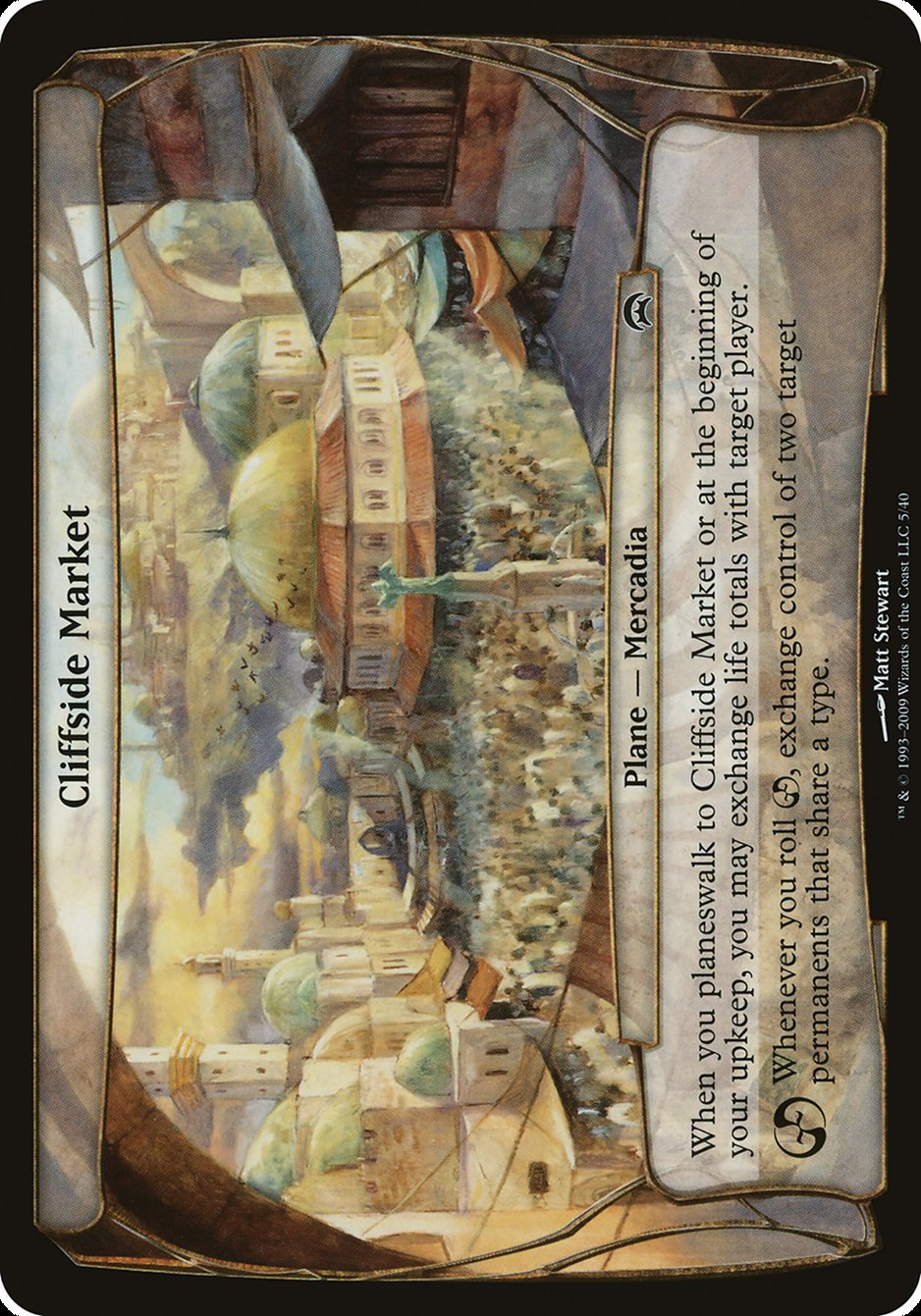 Cliffside Market (Planes) [Planechase Planes] | Card Merchant Takapuna