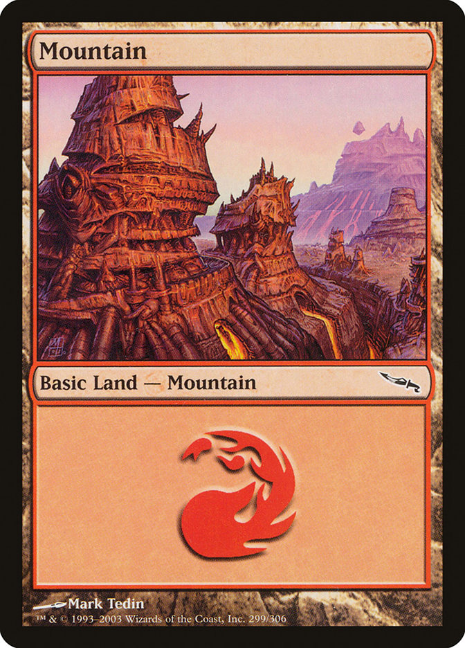 Mountain (299) [Mirrodin] | Card Merchant Takapuna