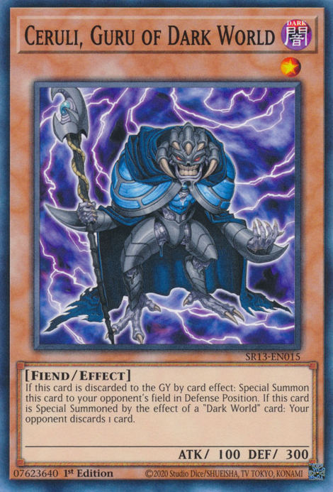 Ceruli, Guru of Dark World [SR13-EN015] Common | Card Merchant Takapuna