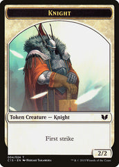 Knight (004) // Elemental Shaman Double-Sided Token [Commander 2015 Tokens] | Card Merchant Takapuna