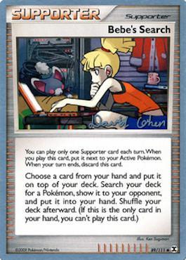 Bebe's Search (89/111) (Stallgon - David Cohen) [World Championships 2009] | Card Merchant Takapuna