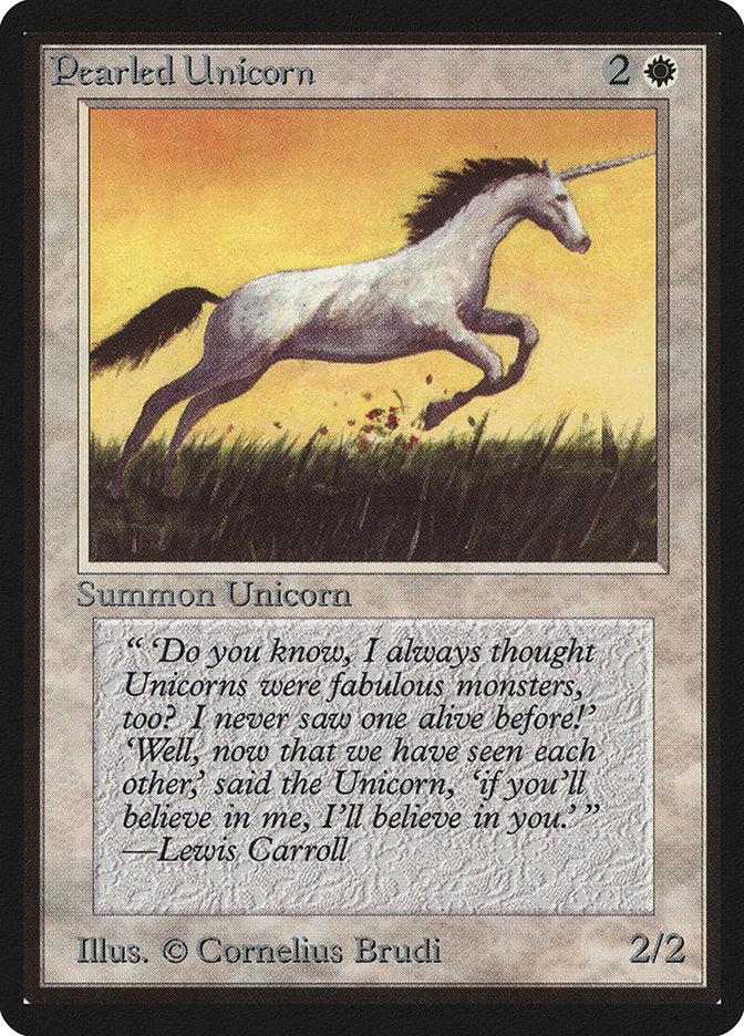 Pearled Unicorn [Beta Edition] | Card Merchant Takapuna