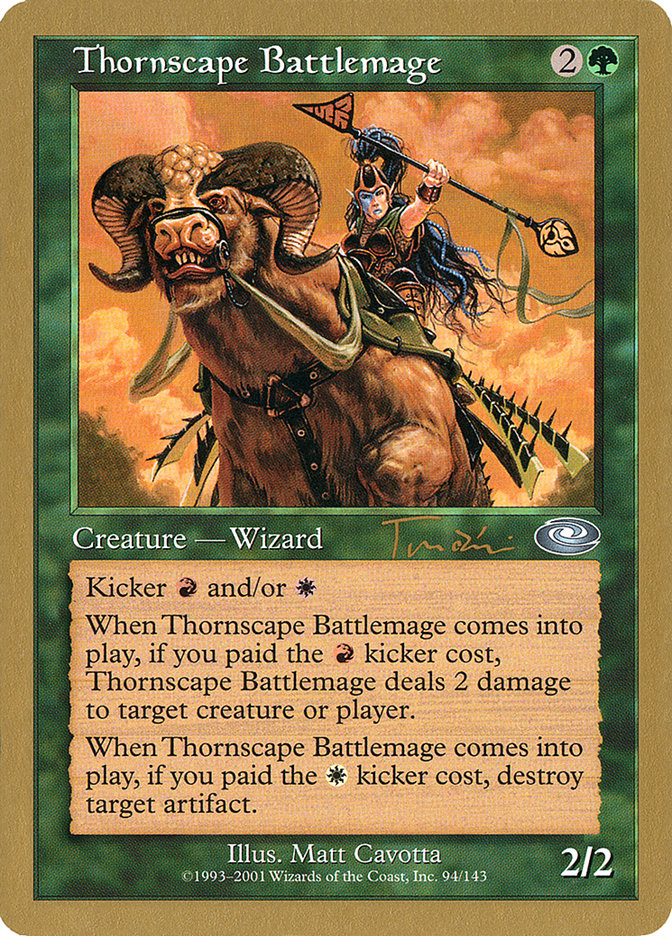 Thornscape Battlemage (Jan Tomcani) [World Championship Decks 2001] | Card Merchant Takapuna