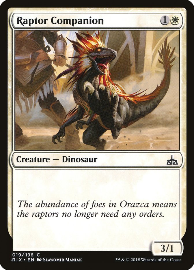 Raptor Companion [Rivals of Ixalan] | Card Merchant Takapuna