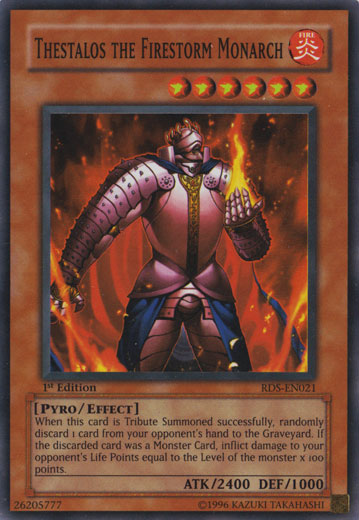 Thestalos the Firestorm Monarch [RDS-EN021] Super Rare | Card Merchant Takapuna