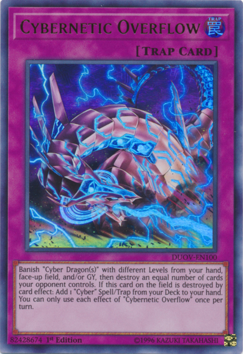 Cybernetic Overflow [DUOV-EN100] Ultra Rare | Card Merchant Takapuna