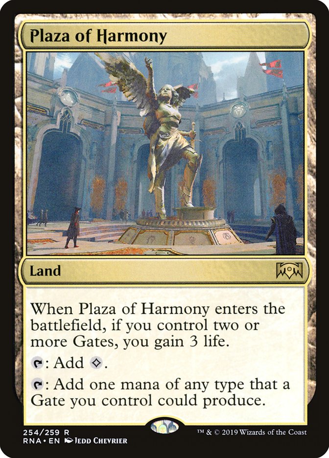 Plaza of Harmony [Ravnica Allegiance] | Card Merchant Takapuna