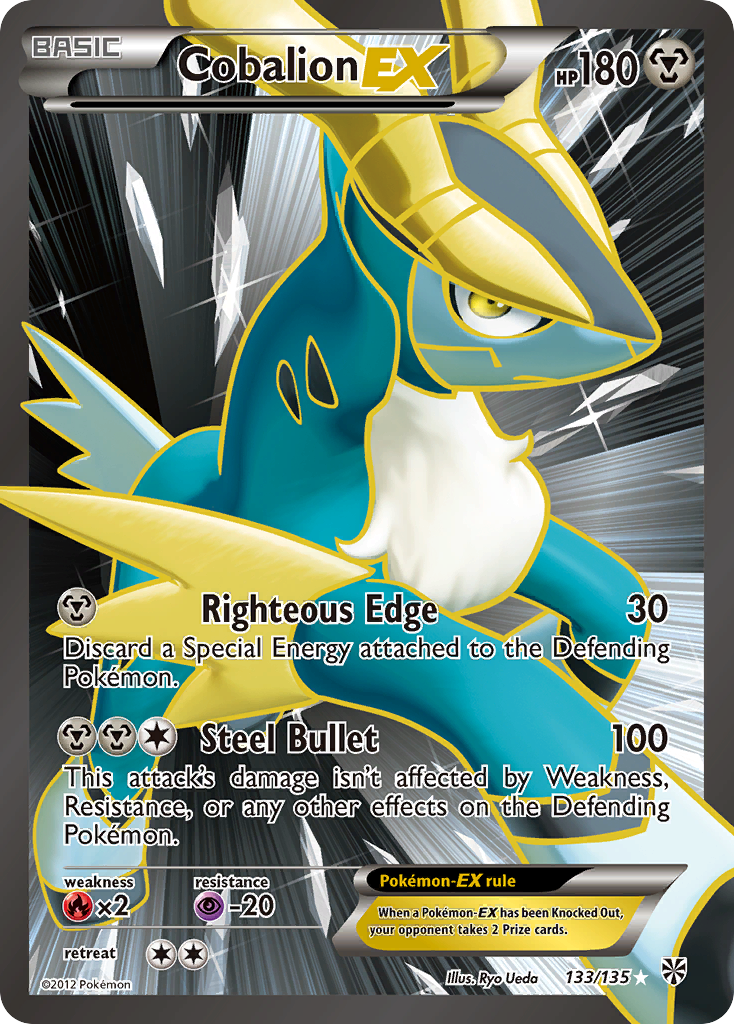 Cobalion EX (133/135) [Black & White: Plasma Storm] | Card Merchant Takapuna