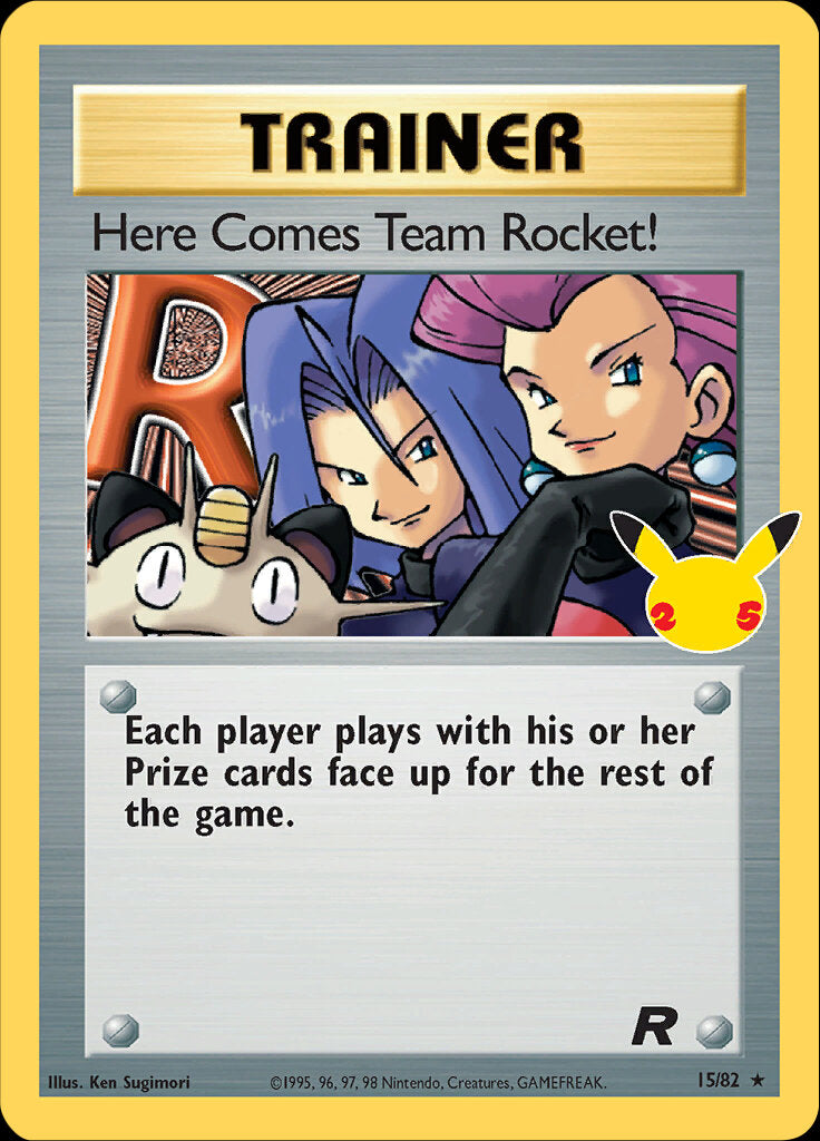 Here Comes Team Rocket! (15/82) [Celebrations: 25th Anniversary - Classic Collection] | Card Merchant Takapuna