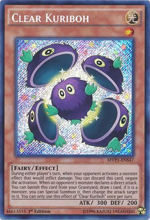 Clear Kuriboh [MVP1-ENS47] Secret Rare | Card Merchant Takapuna