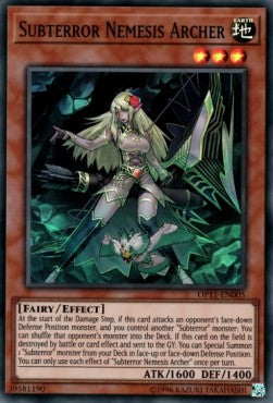 Subterror Nemesis Archer [OP11-EN005] Super Rare | Card Merchant Takapuna