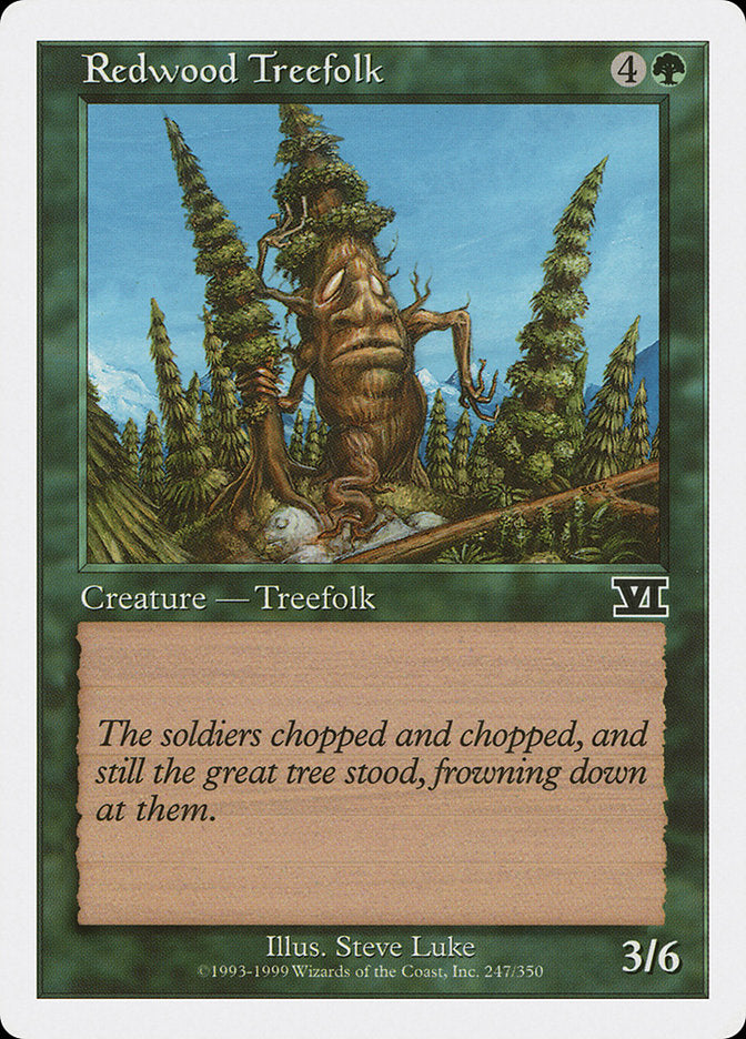 Redwood Treefolk [Classic Sixth Edition] | Card Merchant Takapuna