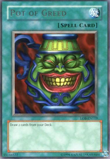 Pot of Greed [LOB-EN119] Rare | Card Merchant Takapuna