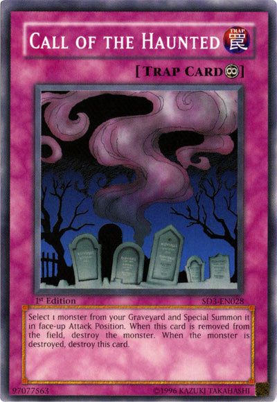 Call of the Haunted [SD3-EN028] Common | Card Merchant Takapuna