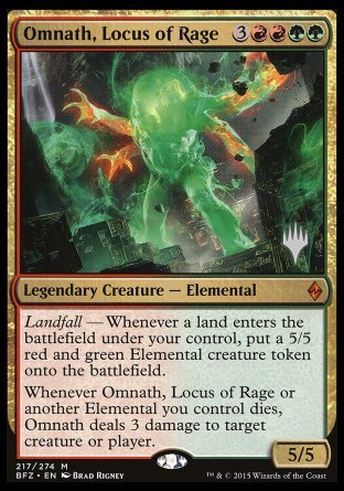 Omnath, Locus of Rage (Promo Pack) [Battle for Zendikar Promos] | Card Merchant Takapuna