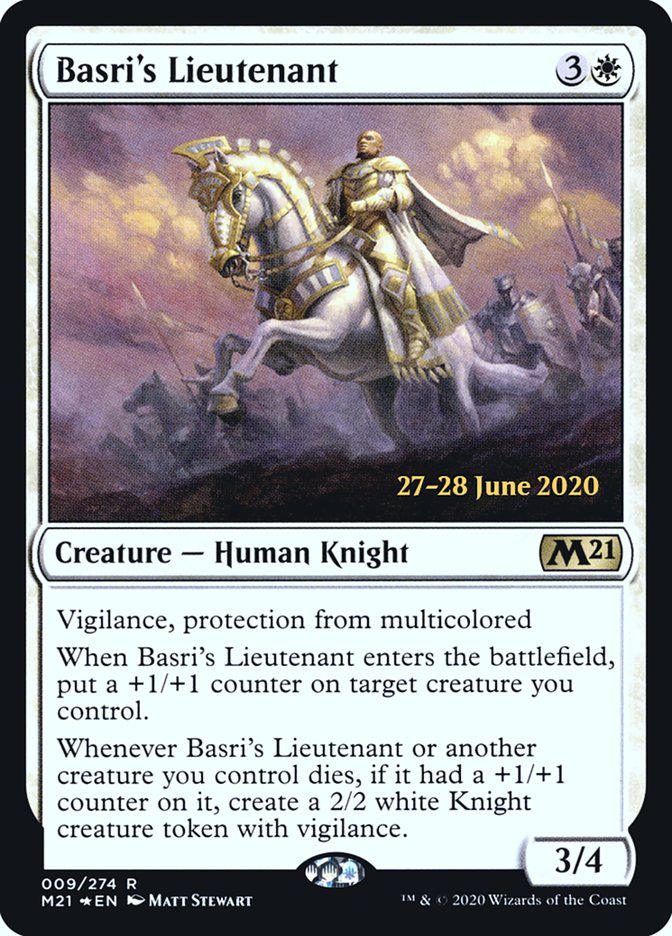 Basri's Lieutenant [Core Set 2021 Prerelease Promos] | Card Merchant Takapuna