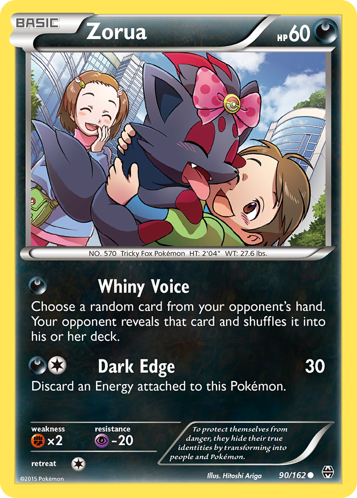 Zorua (90/162) [XY: BREAKthrough] | Card Merchant Takapuna